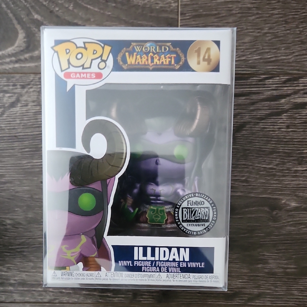 Funko Pop #14 World of Warcraft Illidan Figure New Blizzard EXCLUSIVE